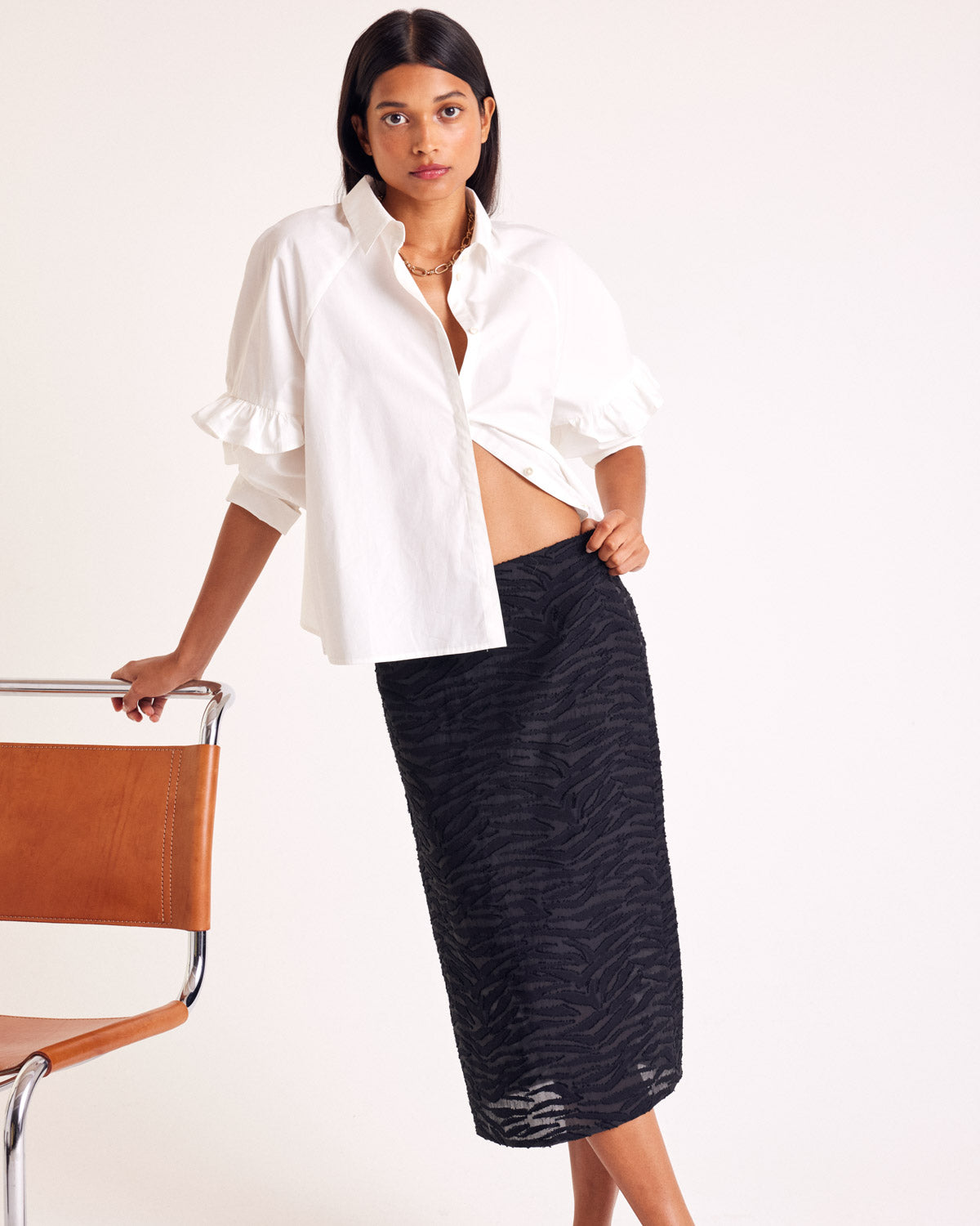 Chemise Jeanne blanc naturel