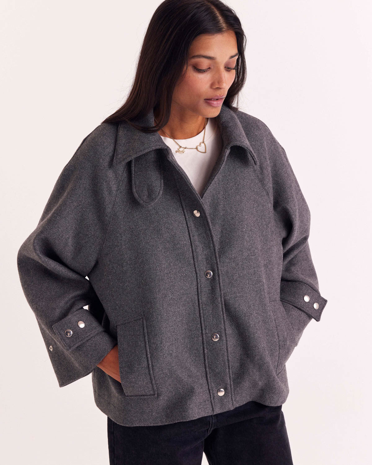 Manteau Beauny gris anthracite