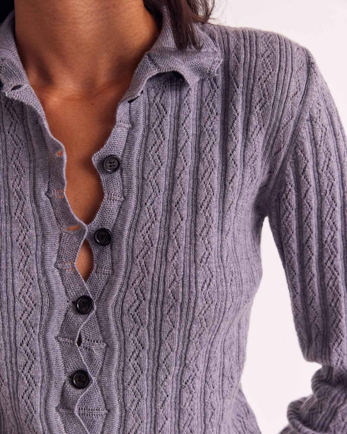 Cardigan Odile gris
