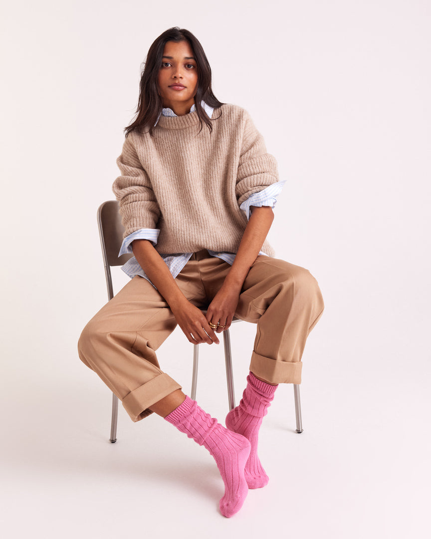 Pull Théodore beige