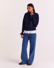 Pull Solene bleu marine