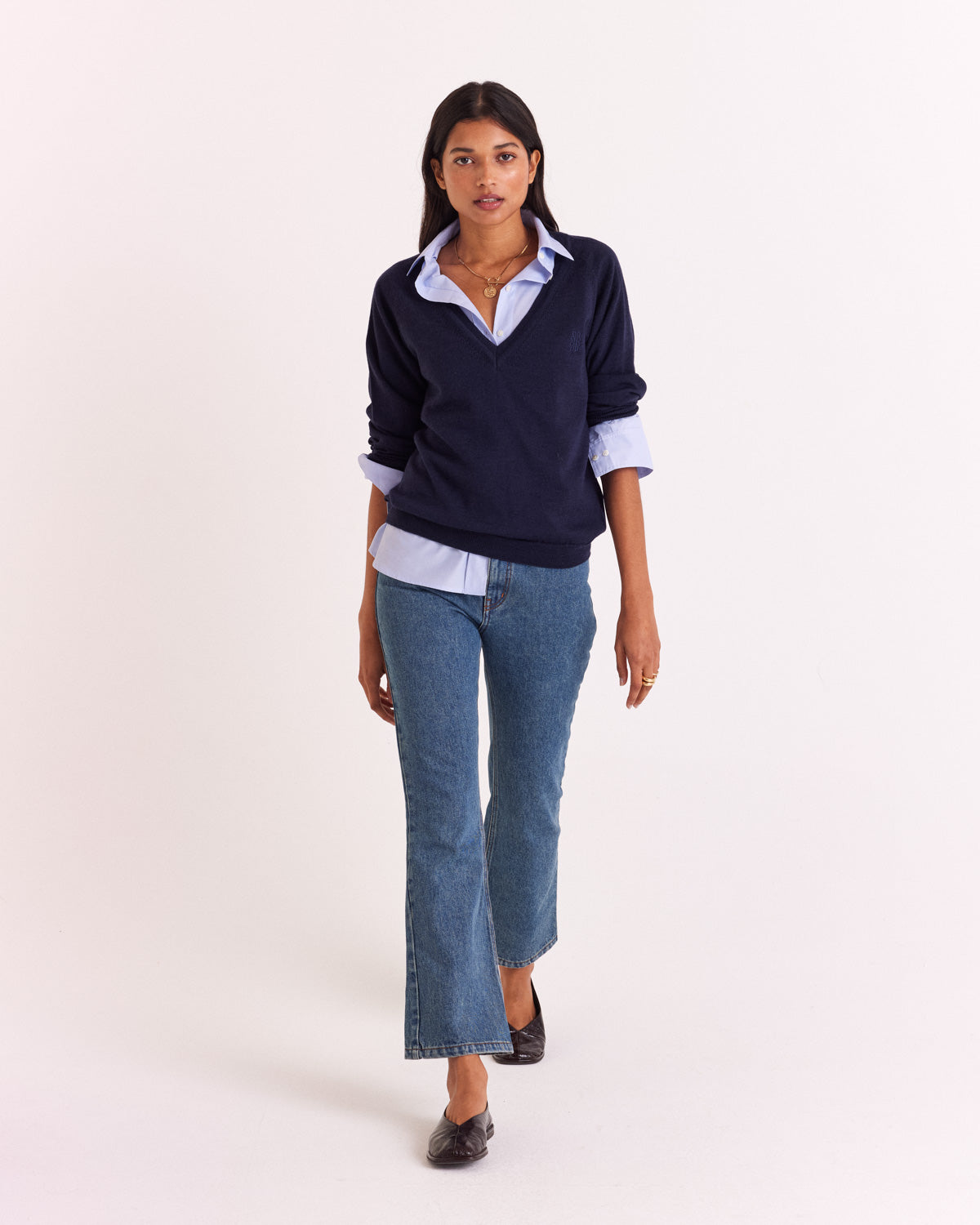 Pull Victoria bleu marine