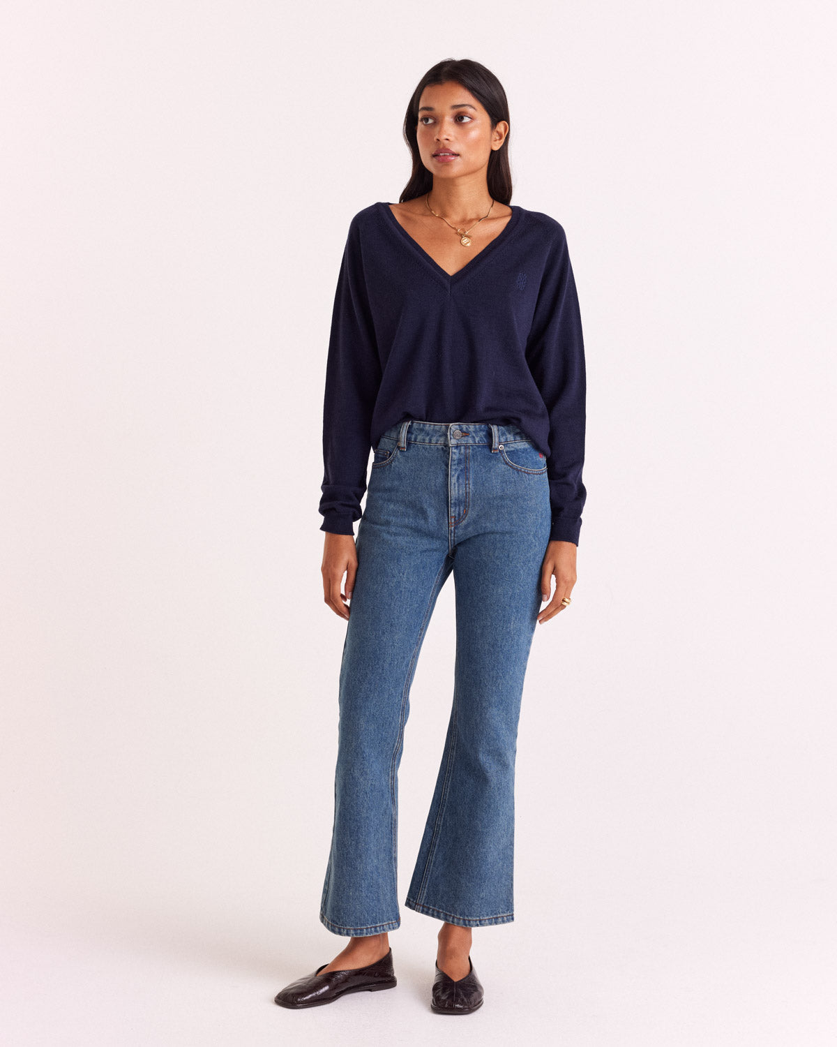 Pull Victoria bleu marine