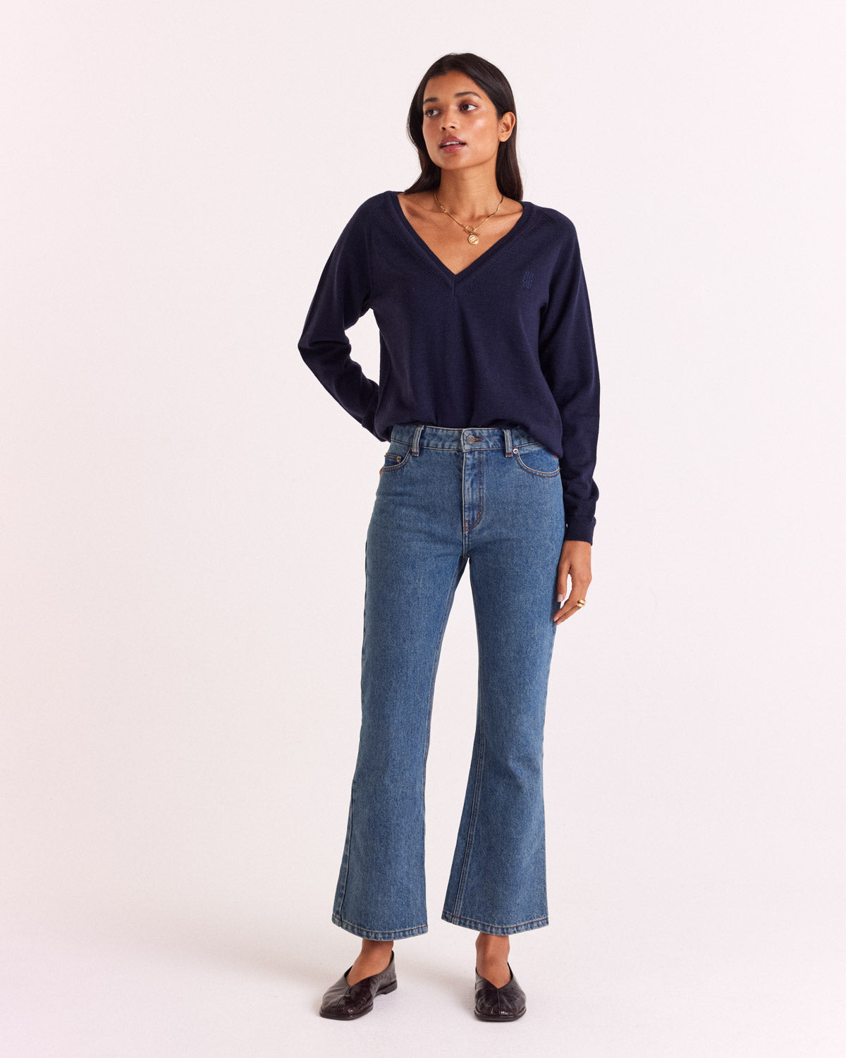Jean Jules bleu vintage (le bootcut)