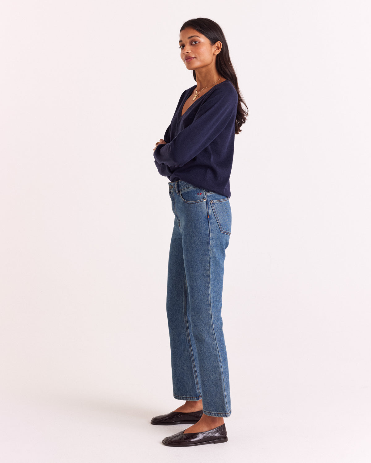 Jean Jules bleu vintage (le bootcut)
