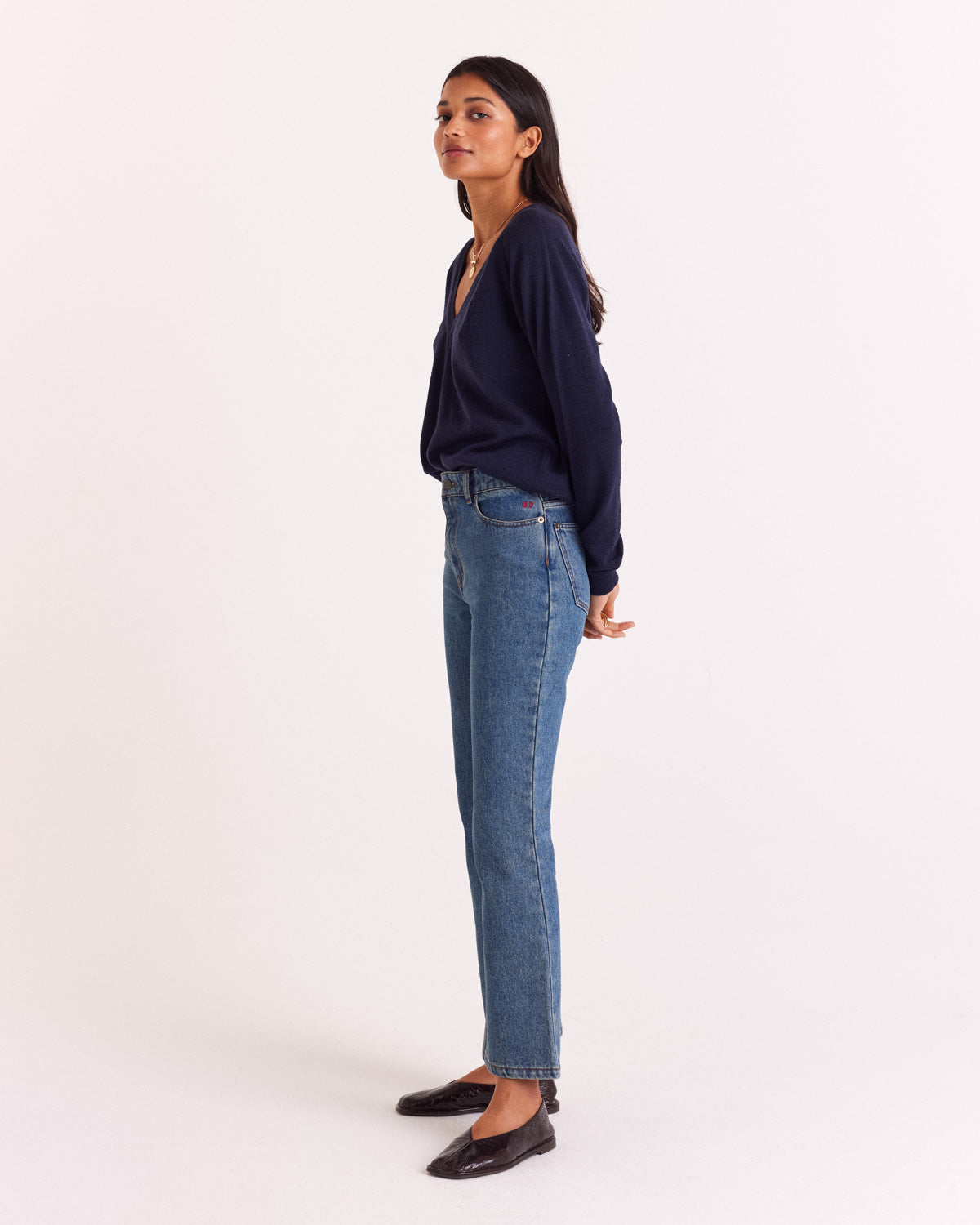 Pull Victoria bleu marine
