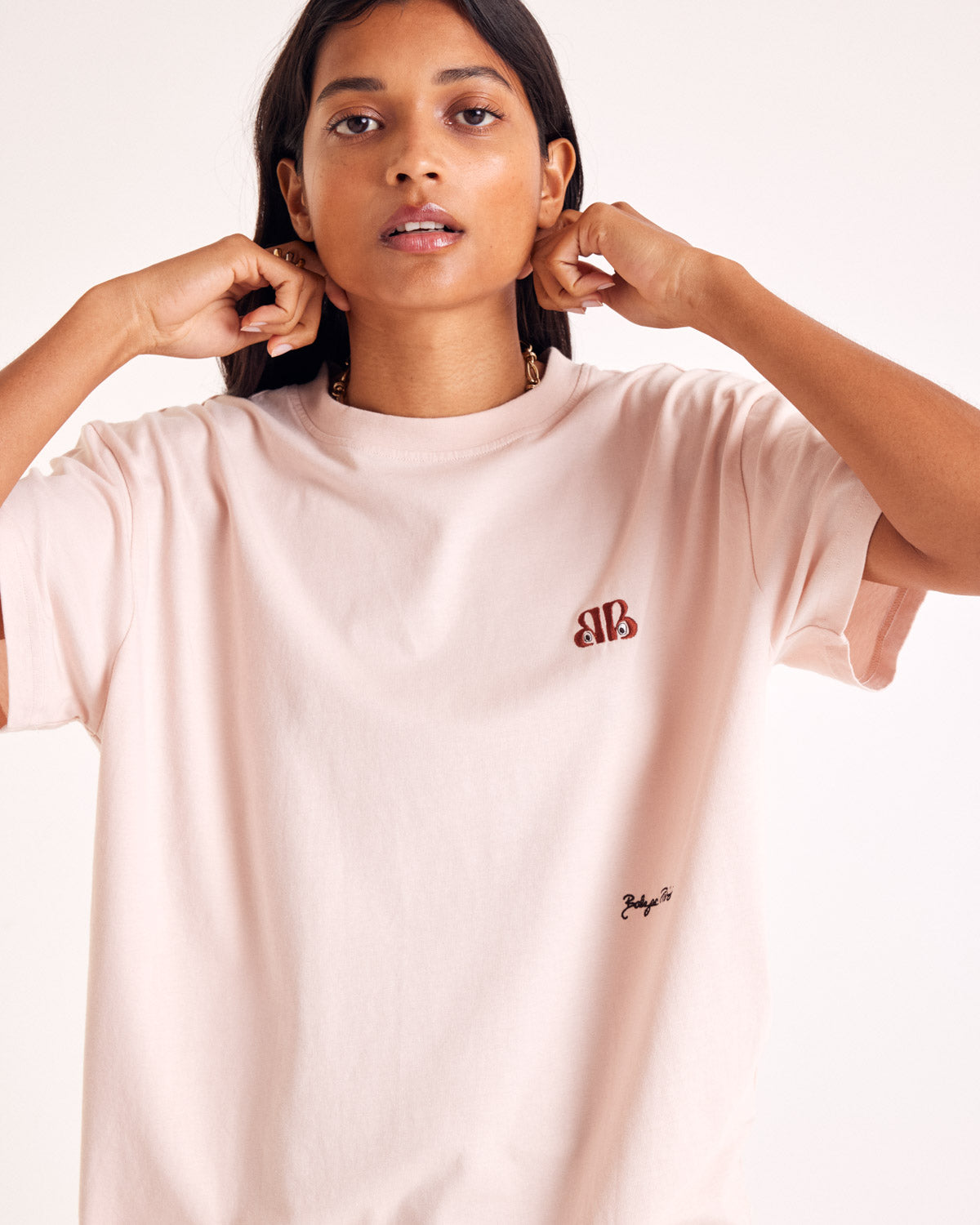 Tee-shirt Baptiste rose BP Eyes