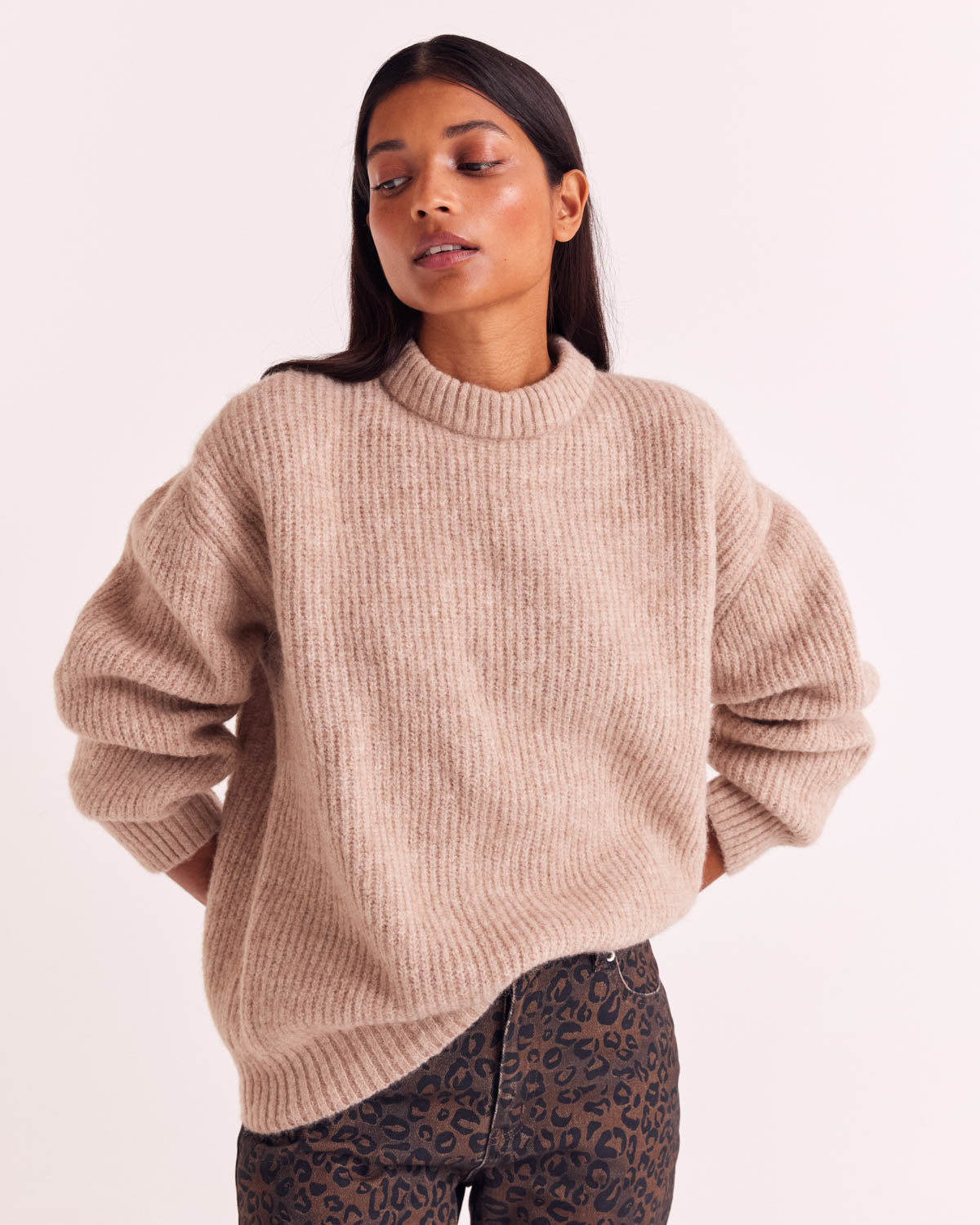 Pull Théodore beige