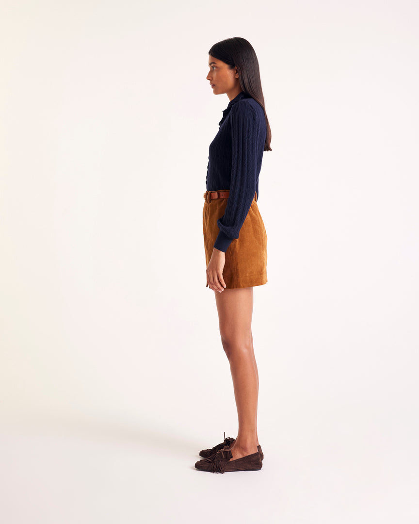 Cardigan Odile bleu marine