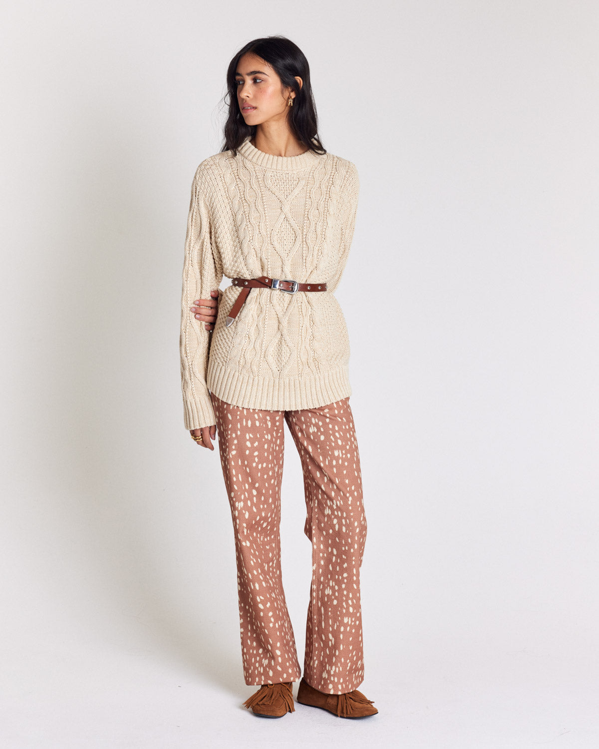 Pull Chandler écru