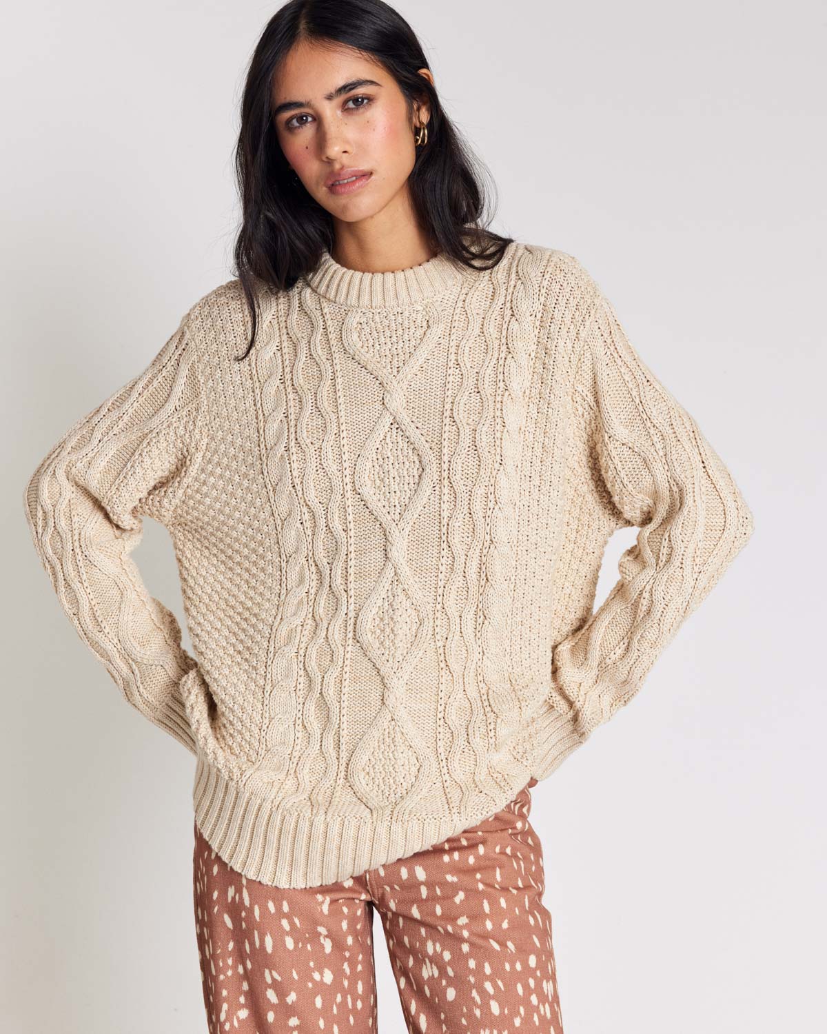 Pull Chandler écru