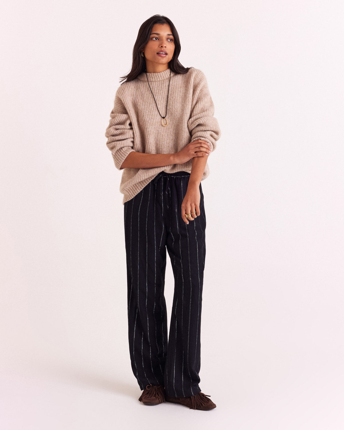 Pull Théodore beige