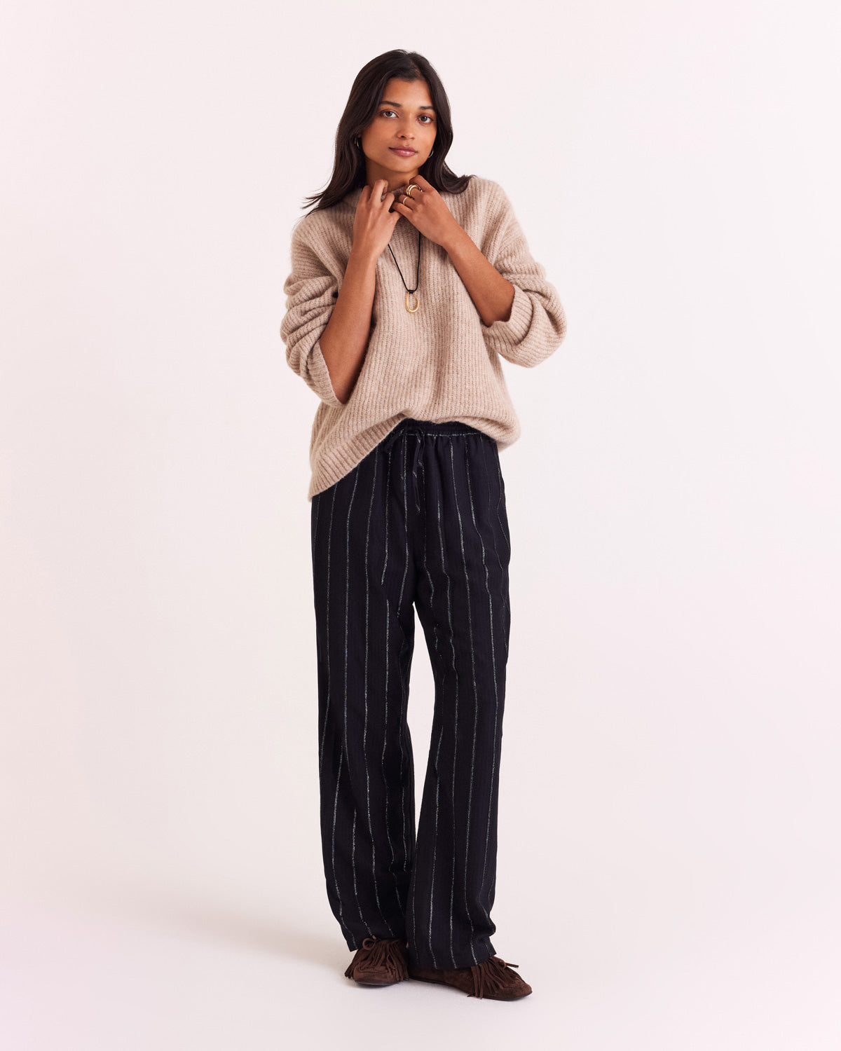 Pull Théodore beige