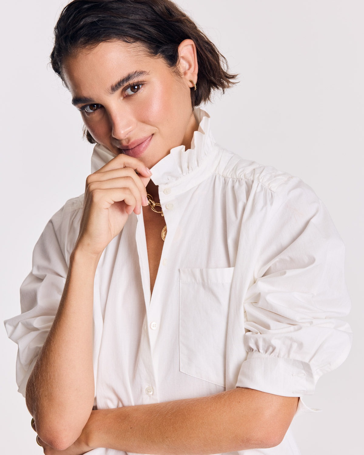 Chemise Leonor blanc naturel