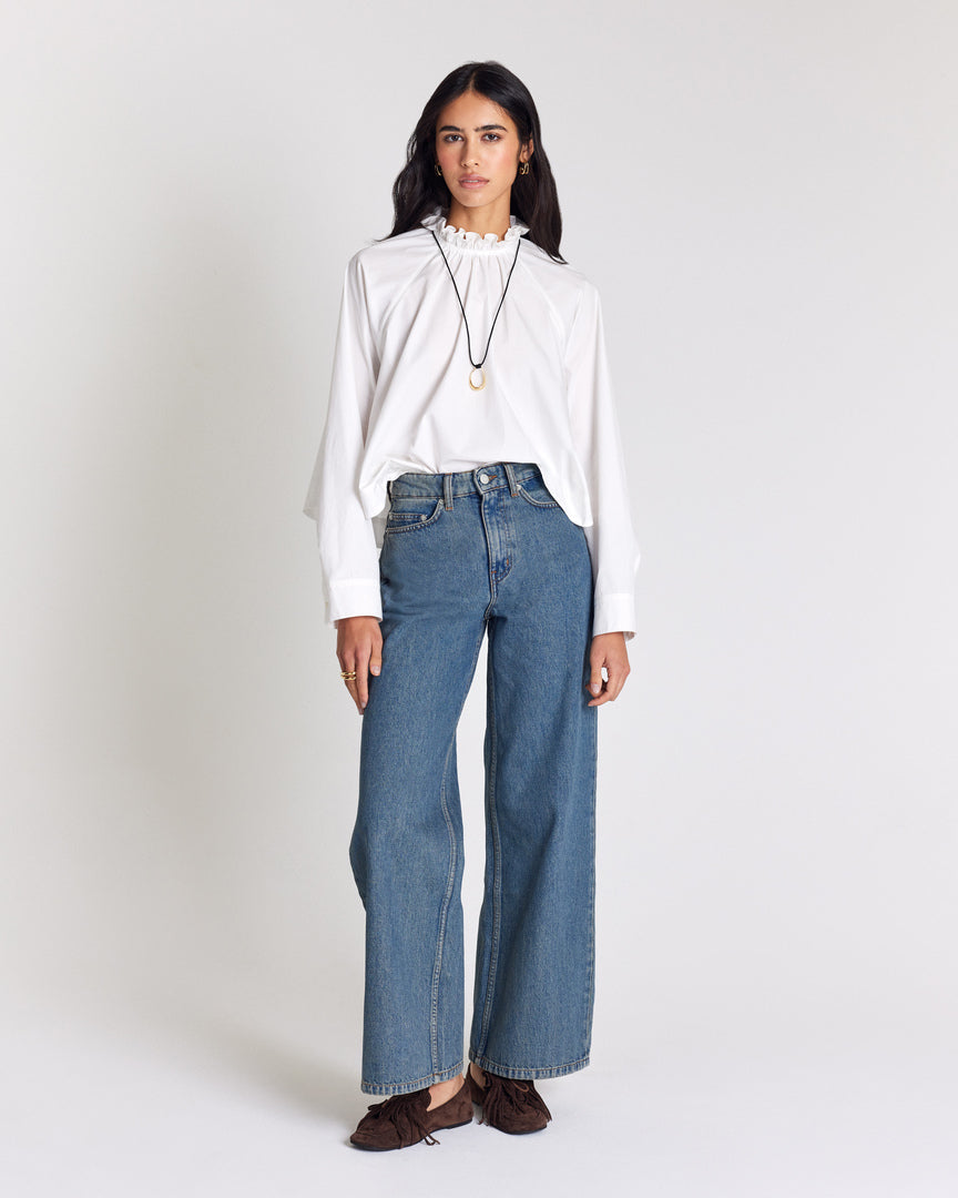 Jean Mateo bleu vintage