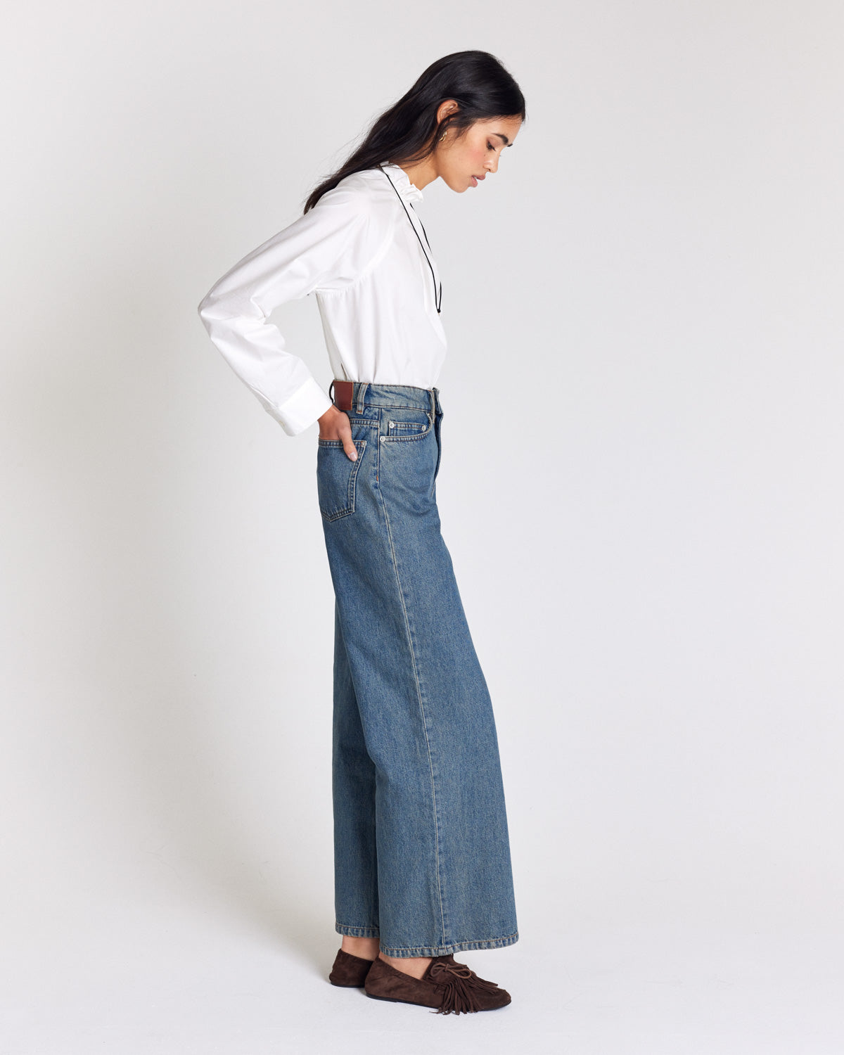 Jean Mateo bleu vintage