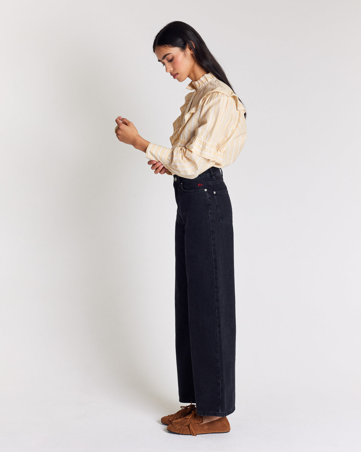Blouse Amelia rayures jaune