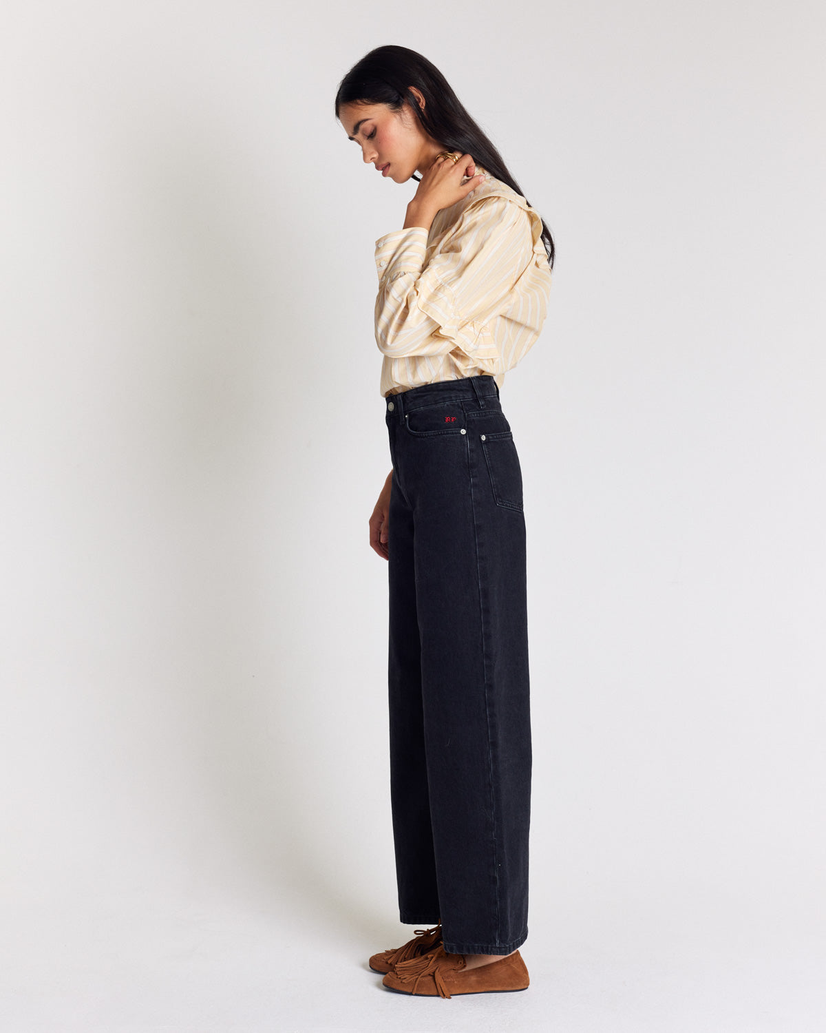 Blouse Amelia rayures jaune