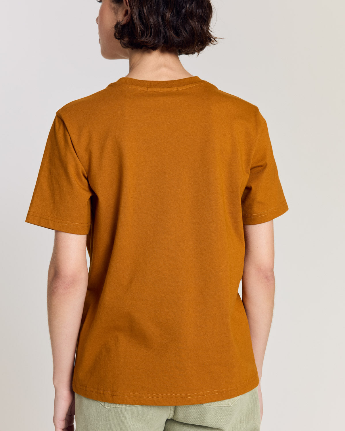 Tee-shirt Bree brodé cannelle