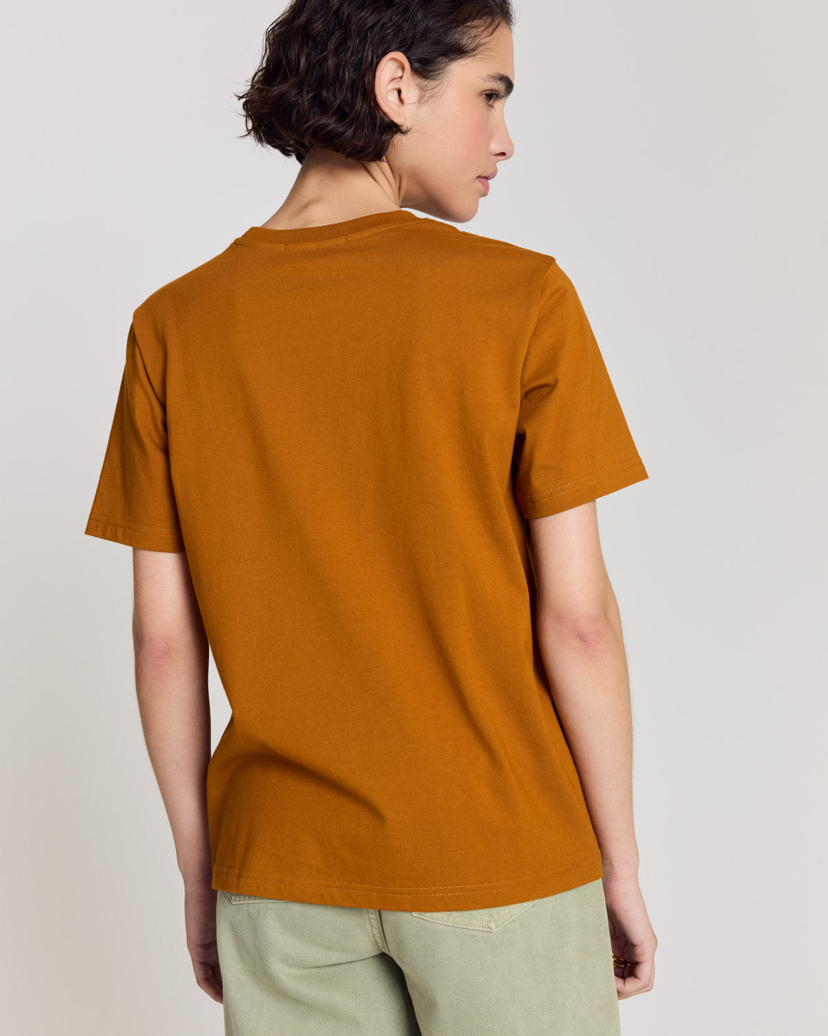 Tee-shirt Bree brodé cannelle