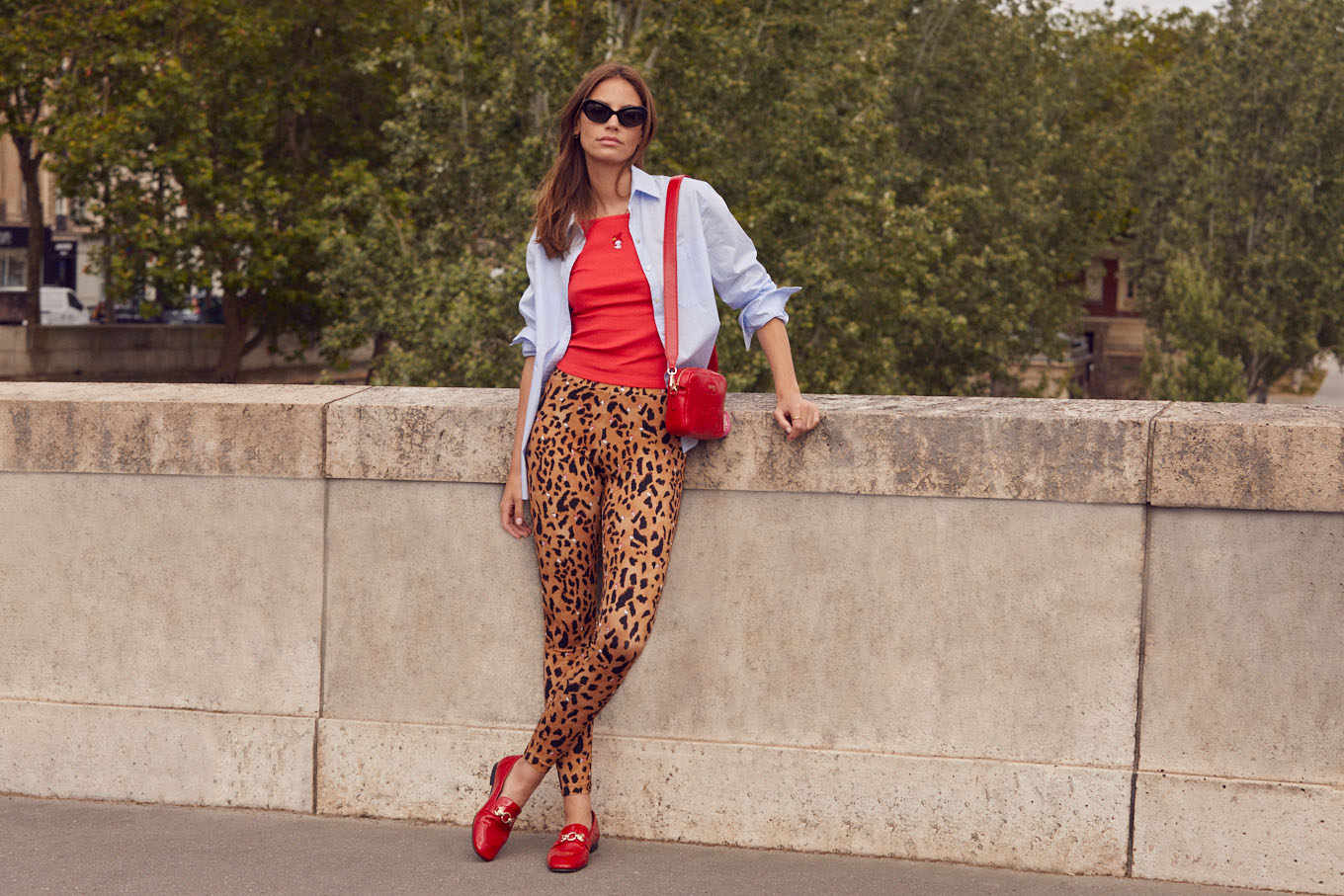 Mocassins Flavie vernis rouge
