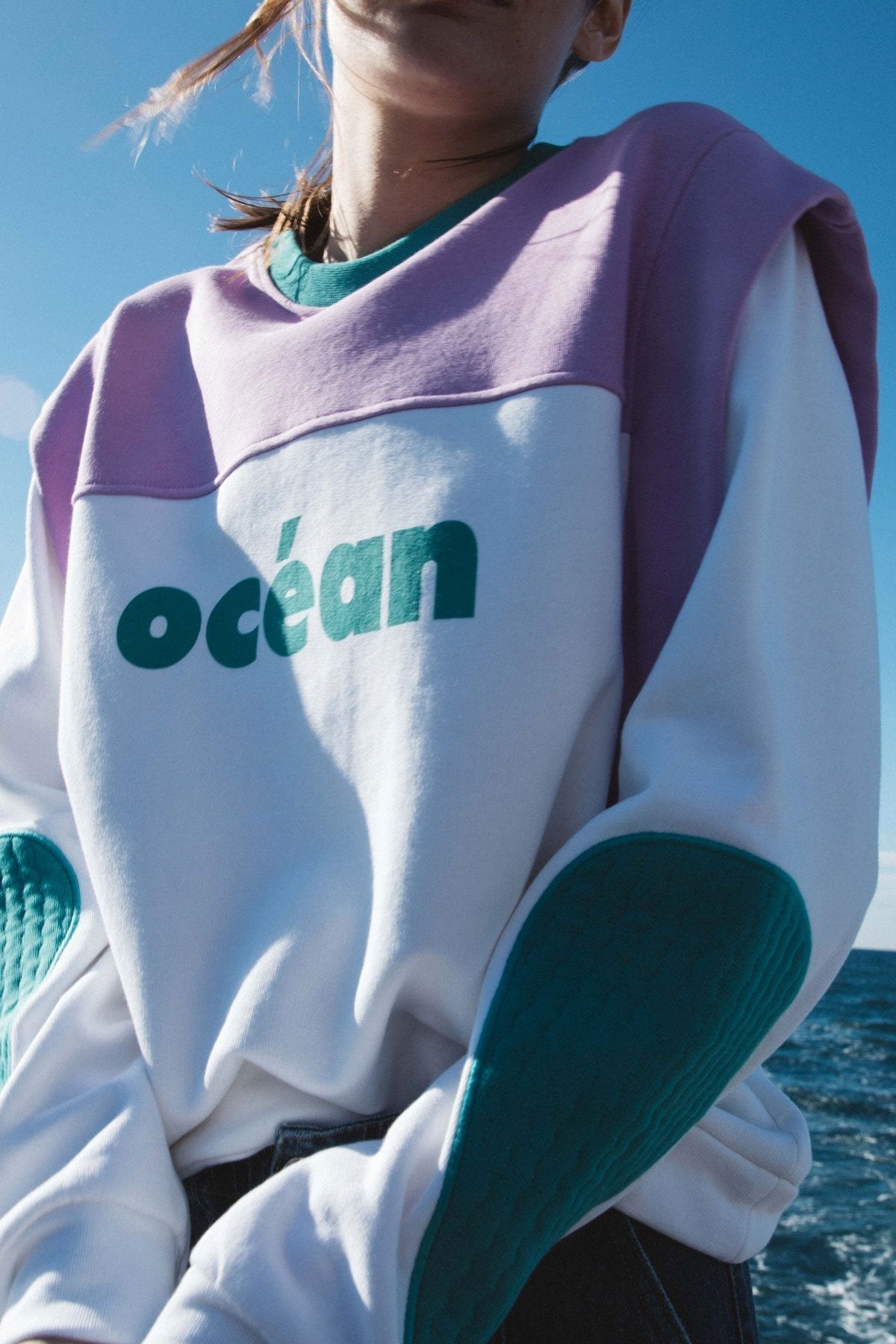 Sweat Océan tricolore