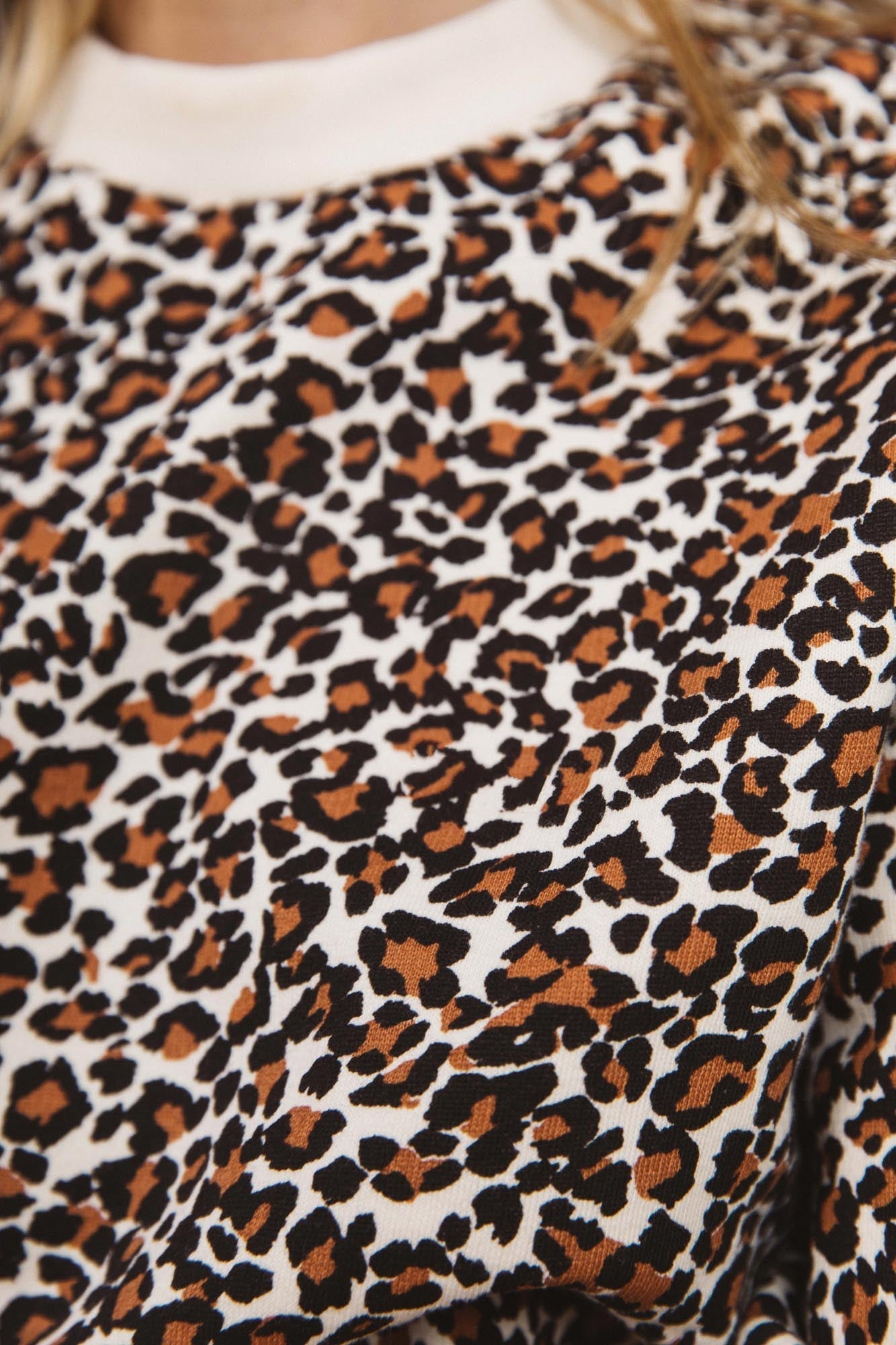 Sweat-shirt Ignace léopard