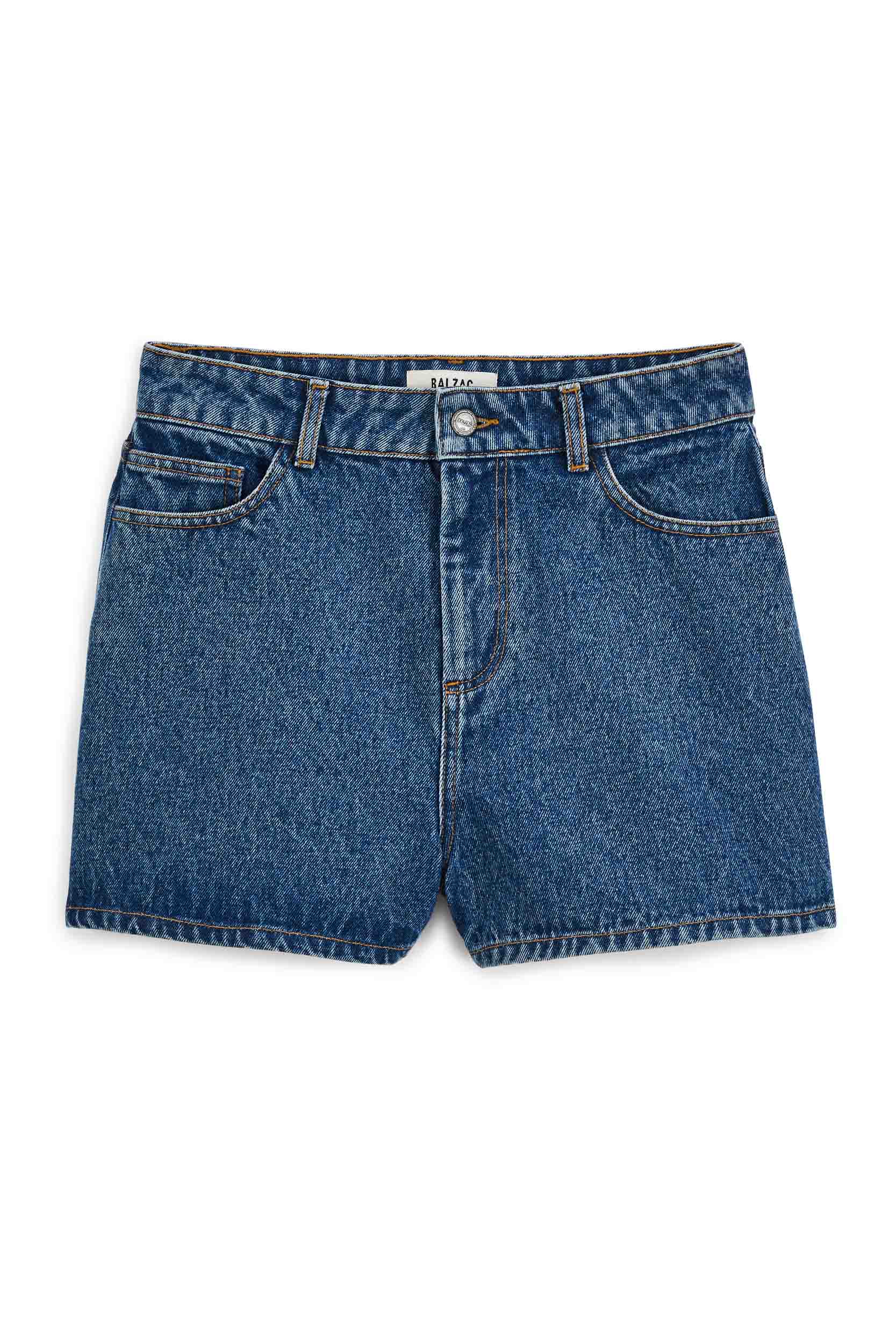 Short Triomphe bleu midi