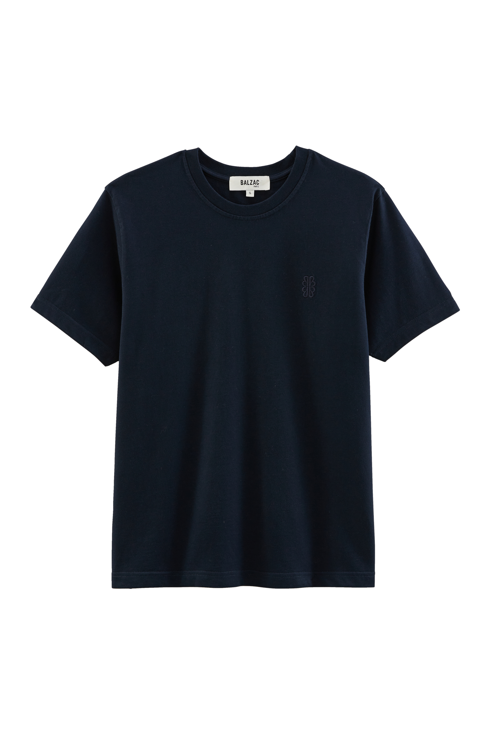 Tee-shirt Bree bleu marine brodé