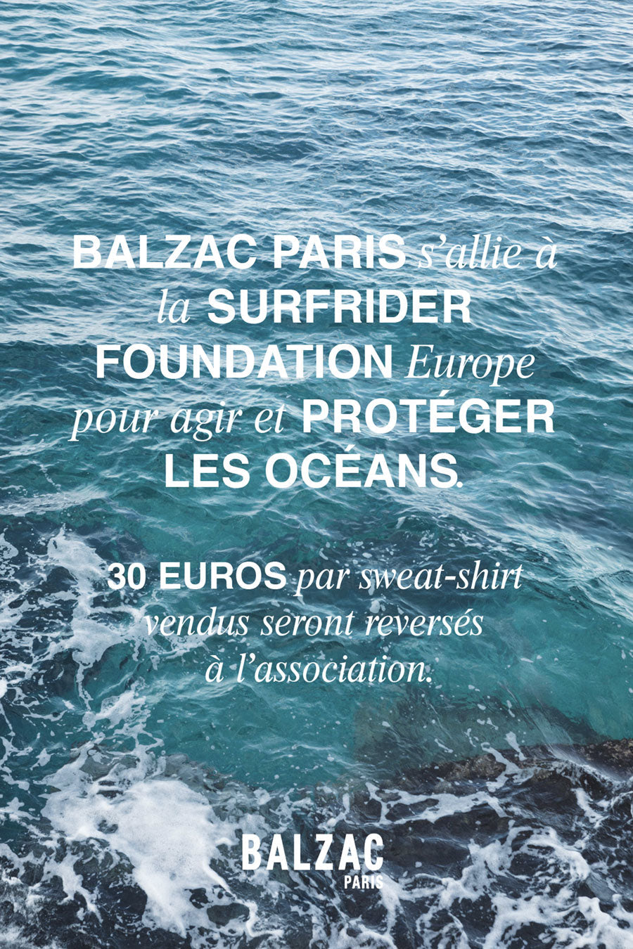 Sweat Océan tricolore