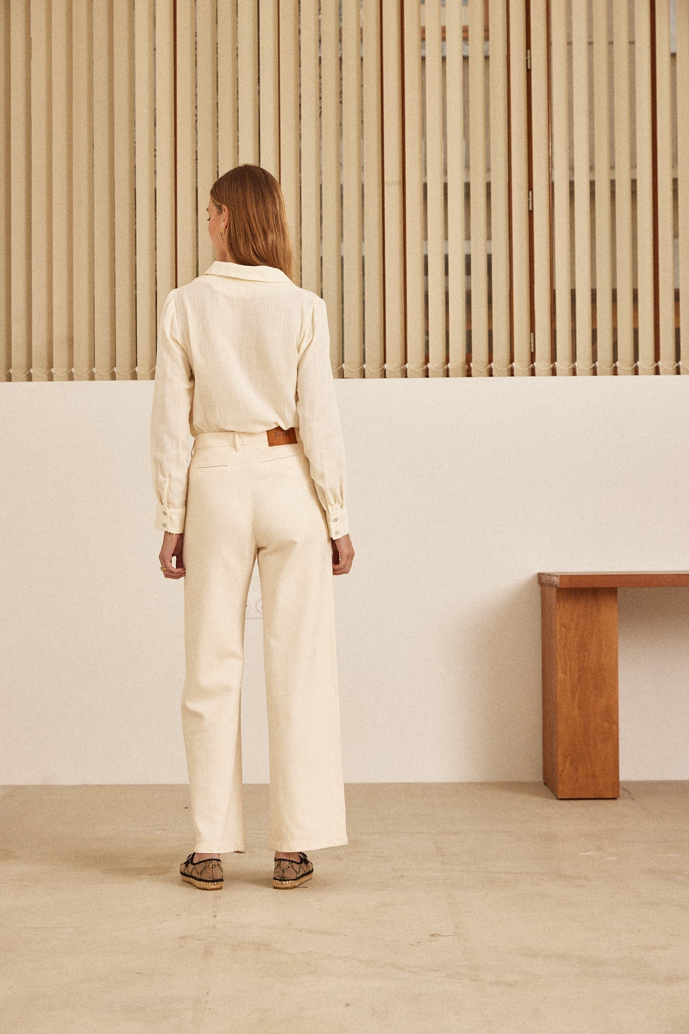 Pantalon Paolo crème brûlée