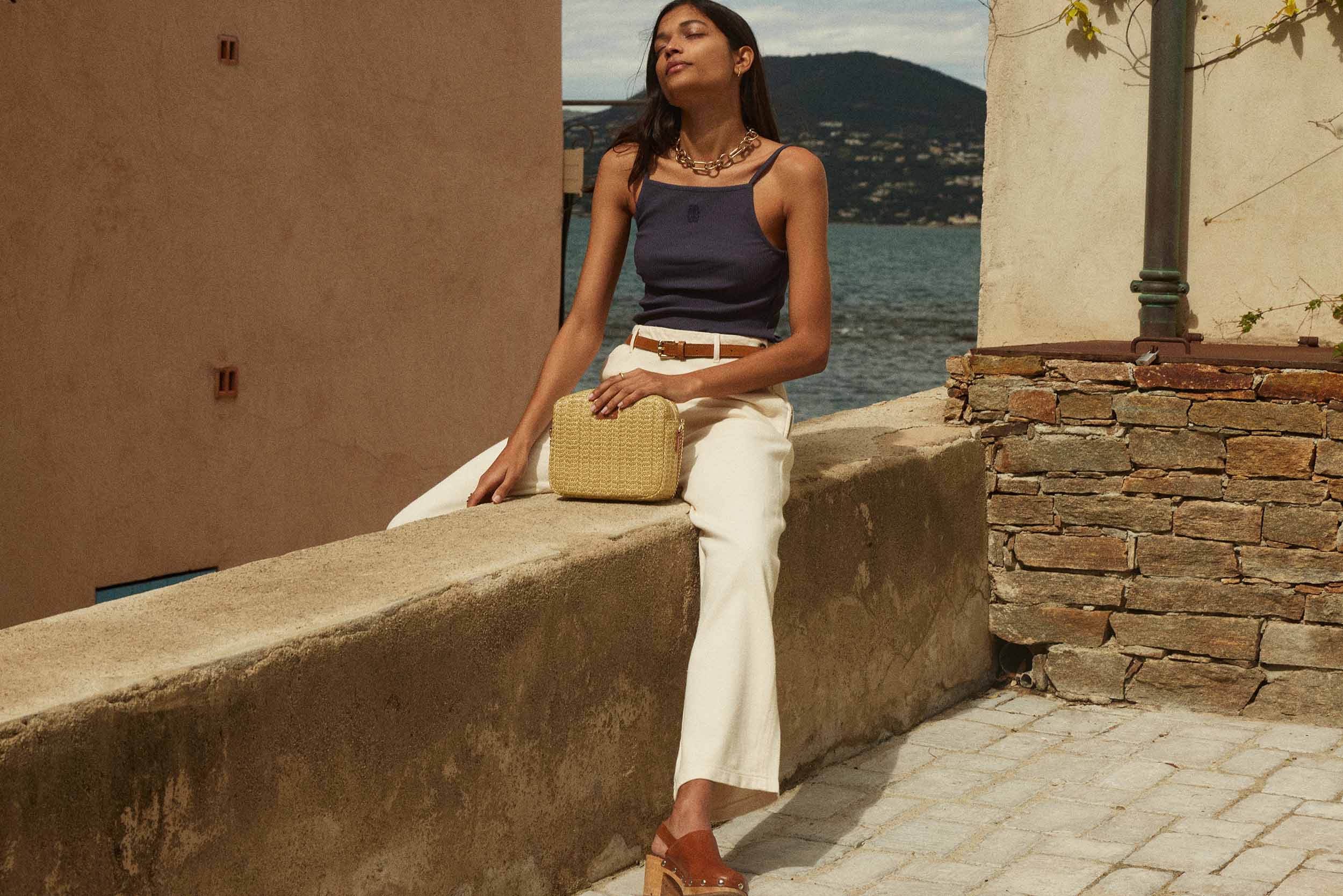 Pantalon Paolo crème brûlée