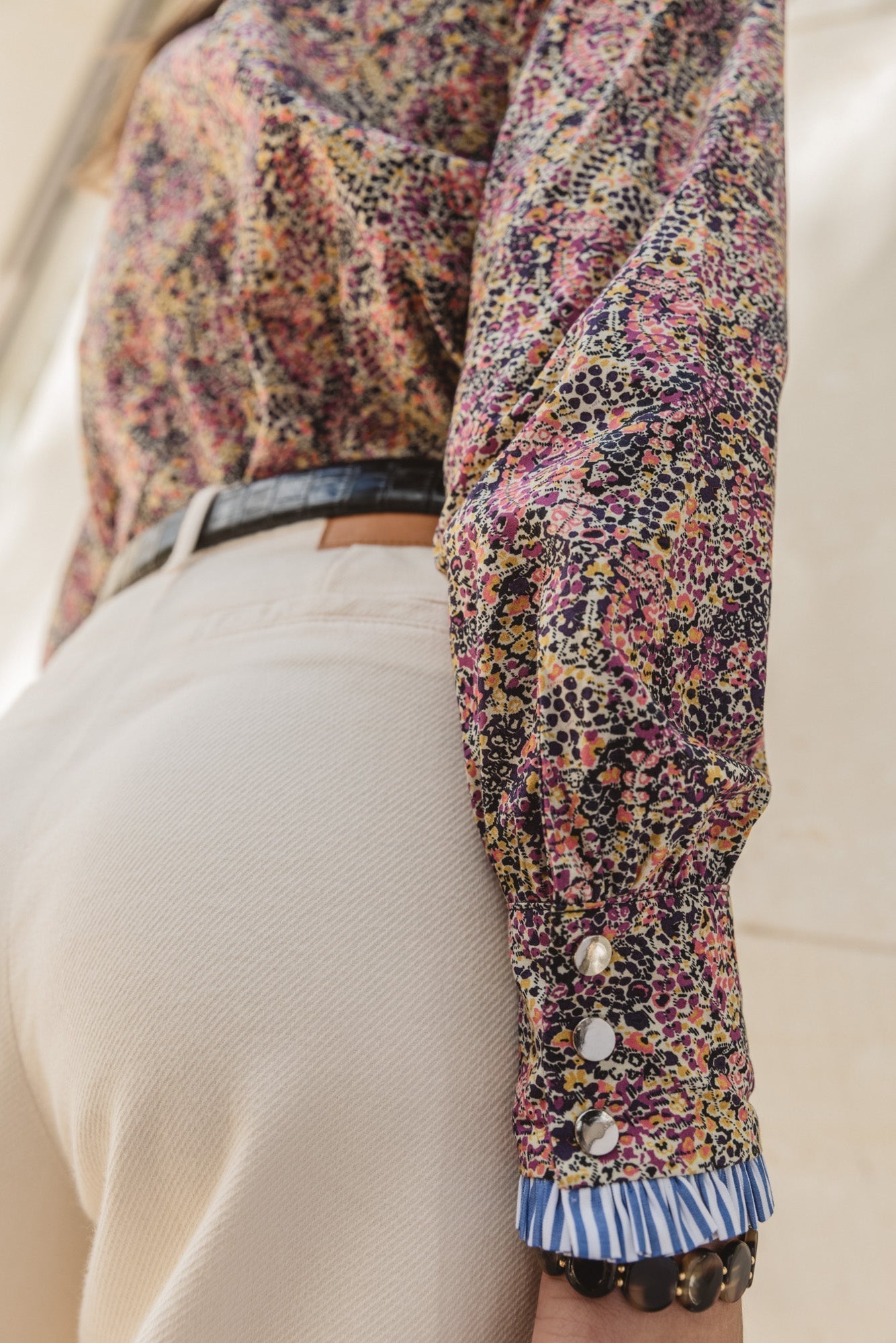Pantalon Paolo crème brûlée